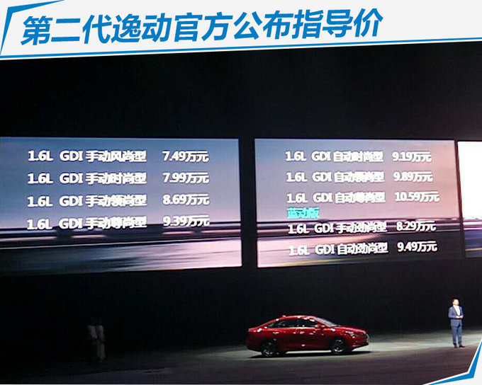 长安第二代逸动/逸动DT正式上市 5.49万元起售