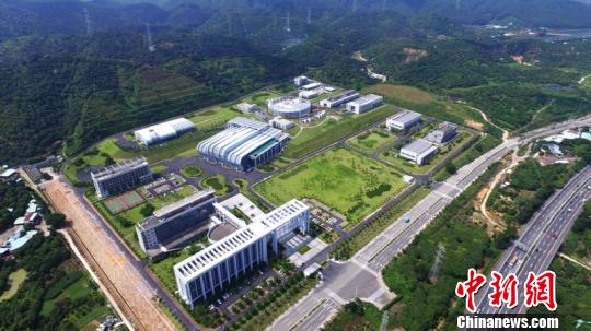 图为中国散裂中子源鸟瞰图。 张庆活 摄