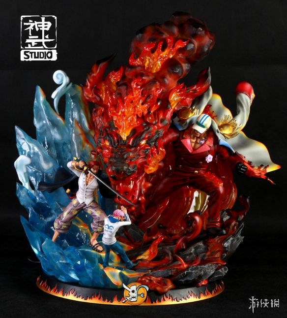 勇气拯救世界那几秒《海贼王》赤犬VS克比、香克斯雕像公开