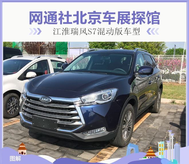 网通社北京车展探馆：江淮瑞风S7混动版车型