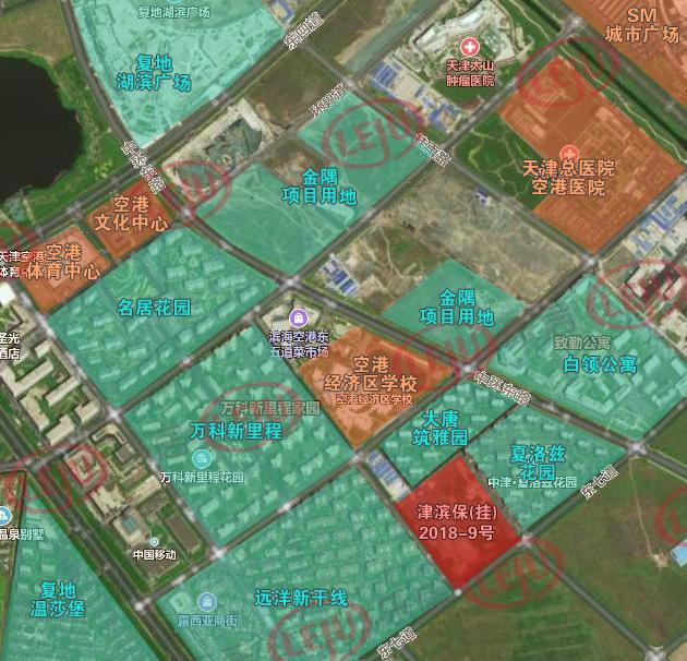 空港临港塘沽湾3板块同步挂地 滨海金九银十土地狂欢