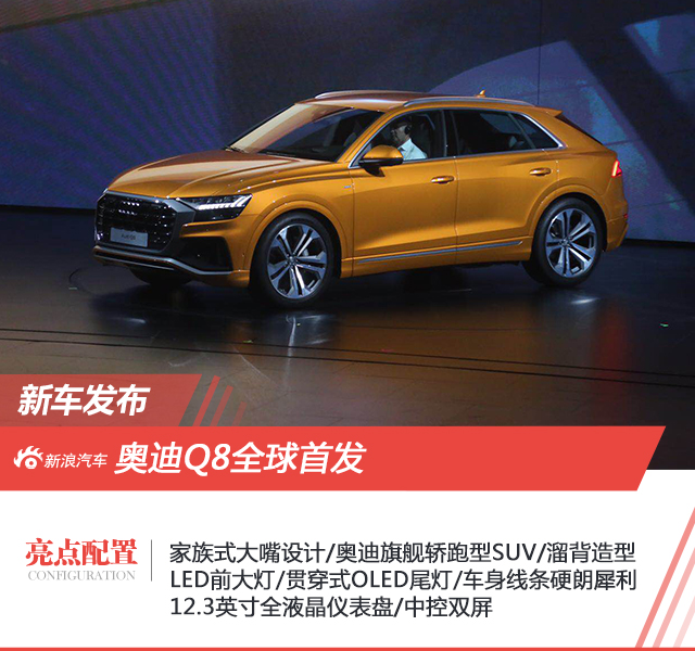 奥迪Q8全球首发 全新旗舰SUV