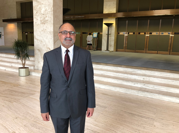 巴基斯坦常驻日内瓦代表 FarukhAmil(法卢卡·阿米尔)接受本报专访