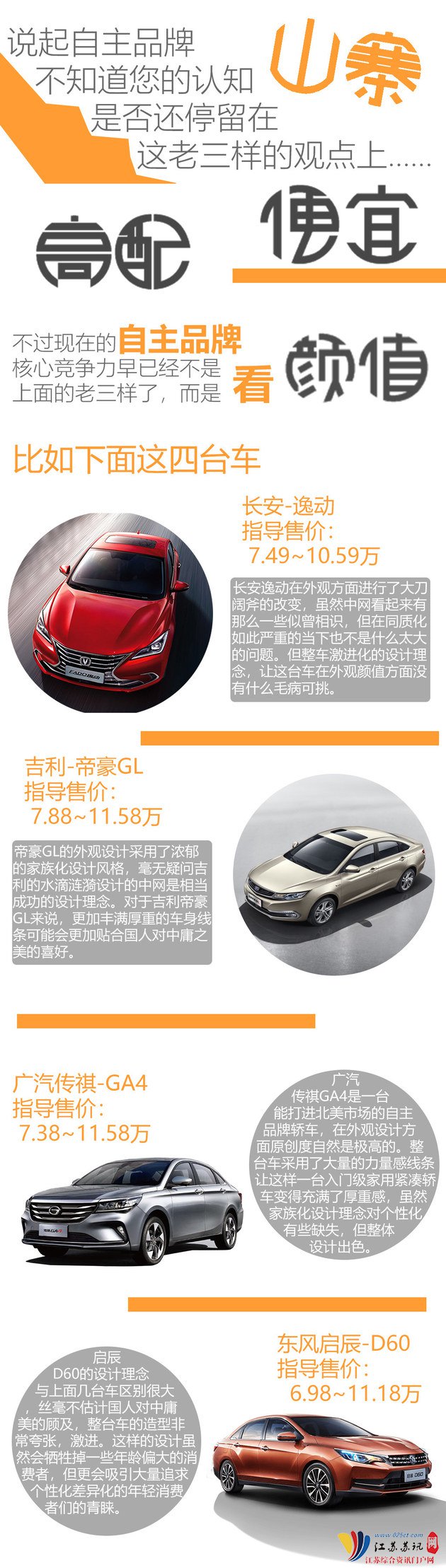 高颜值/接地气 四款自主紧凑级家轿推荐