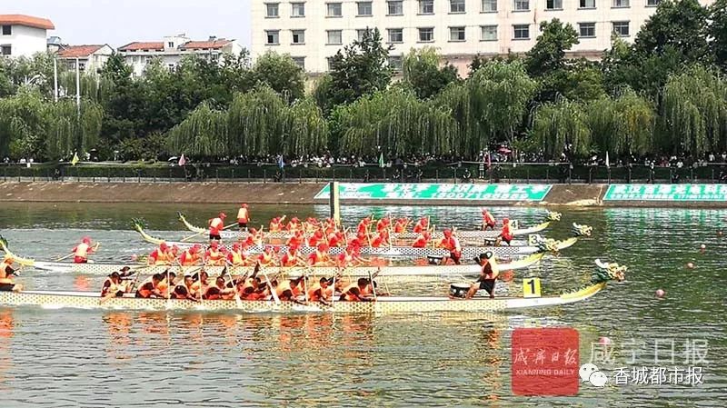 咸宁龙舟大赛淦河开赛!一场大片上演!错过的快