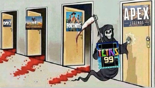 超级老古董俄罗斯方块加入吃鸡玩法,百人同屏,一人吃鸡!