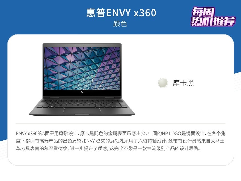 每周热机推荐ryzen加持惠普envyx360图评