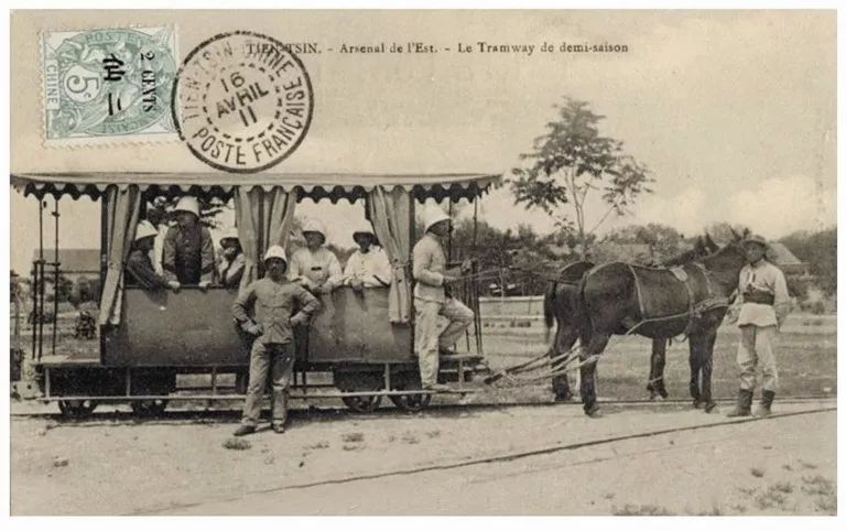 今晚读|老照片告诉你,天津马拉列车的来龙去脉
