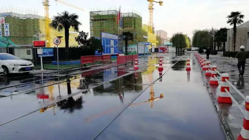 建设工地扬尘污染防治--城改系统在行动