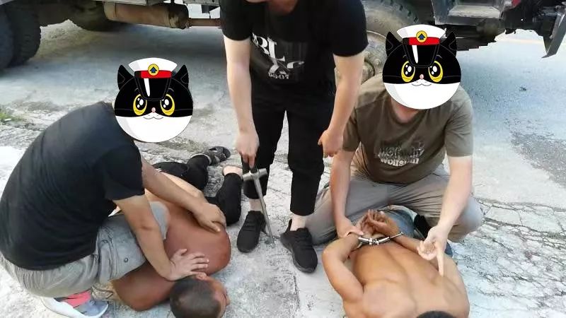 抓捕现场