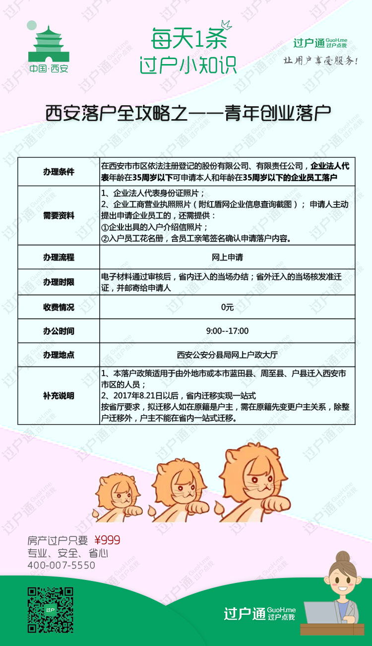 2018最新版《西安落户全攻略》学历投靠买房