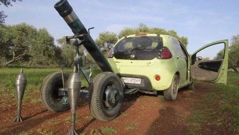 奇瑞QQ被改装成坦克，战乱国家最热卖的都是中国造！