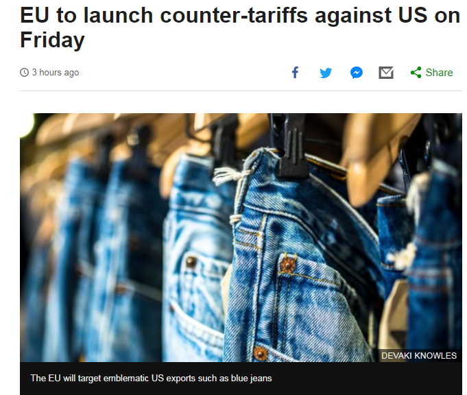 纳指再创历史新高,欧盟强硬回击美国钢铝关税