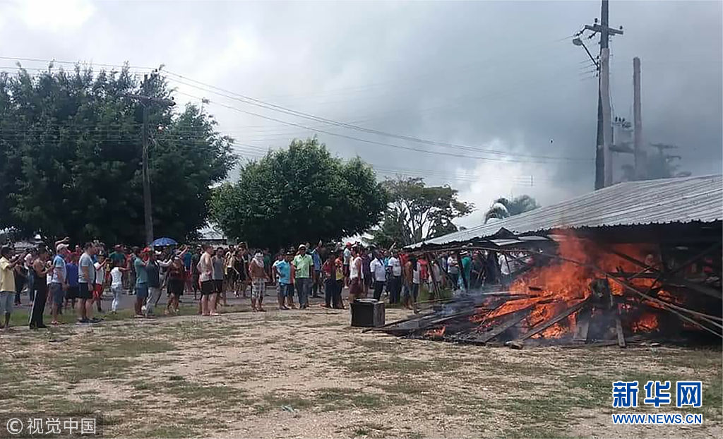 巴西边境发生当地居民与委内瑞拉难民冲突事件