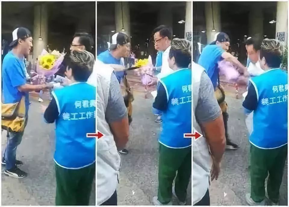 本月6日,香港立法会议员何君尧与同事们在摆设街站时遭人持刀刺伤