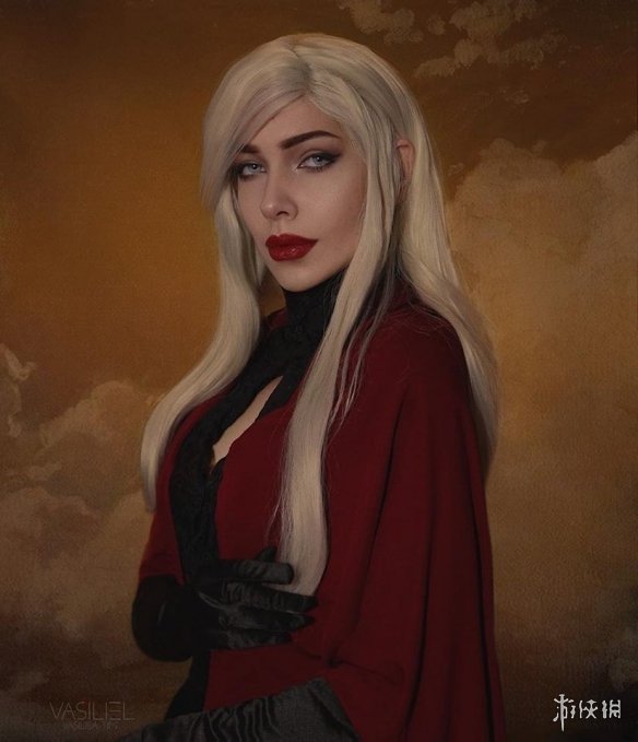 超美女体但丁 维吉尔!俄妹Cos《鬼泣》系列女主!