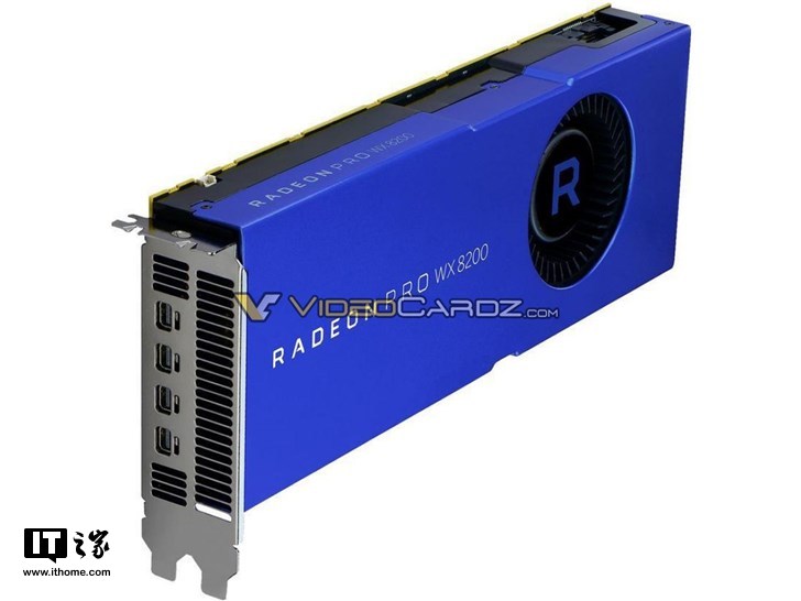 AMD正式发布Radeon Pro WX 8200：999美元的专业卡