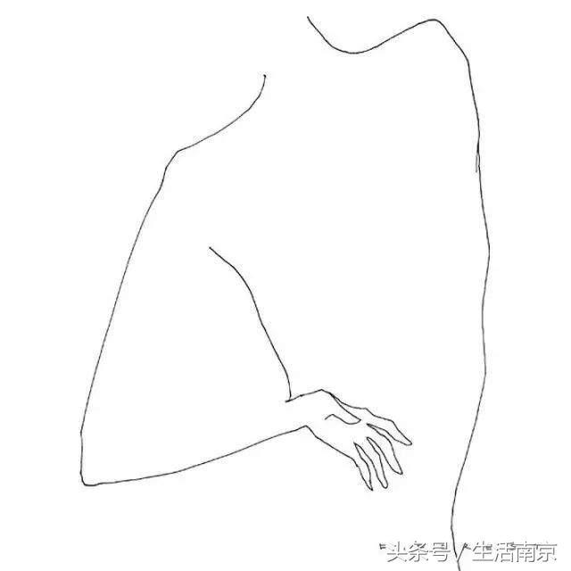 他两笔画出羞羞的简笔画女孩,15万粉丝被撩得情不自禁
