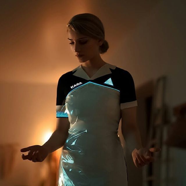 《底特律:变人》卡拉Cos美图 完美还原仿生人家政女仆