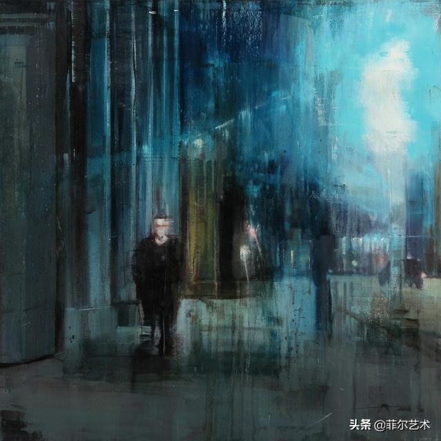 寂寞的街头~美国当代艺术家Brett Amory绘画作品赏析