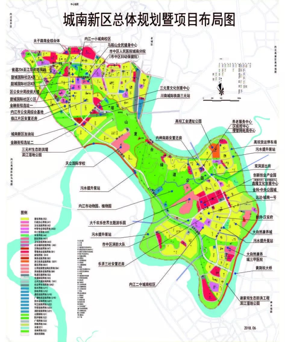 线路自内江北站引出,东兴区,市中区,内江经开区与高新区都有涉及,境内