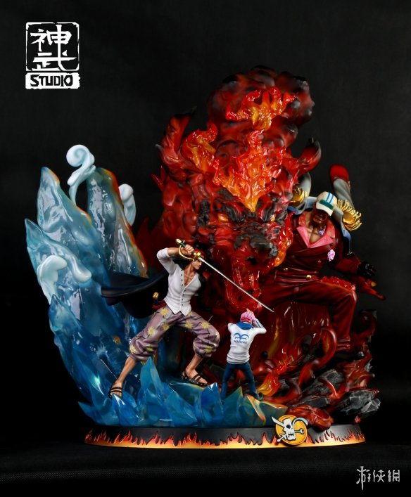 勇气拯救世界那几秒《海贼王》赤犬VS克比、香克斯雕像公开