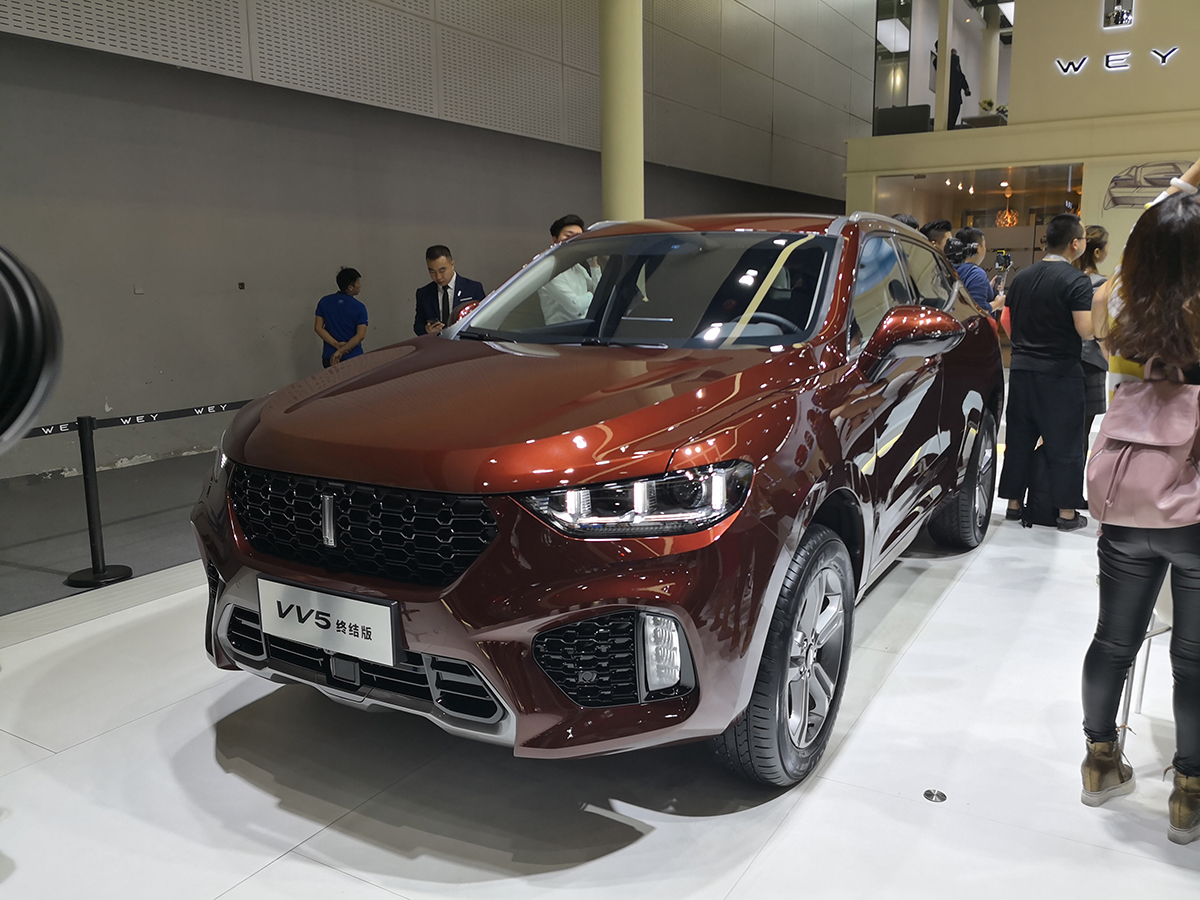 2018广州车展:WEY VV5终结版预售13.50万元