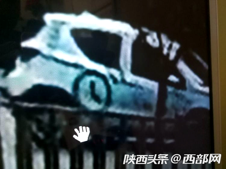 監(jiān)控中出現(xiàn)的肇事車輛。