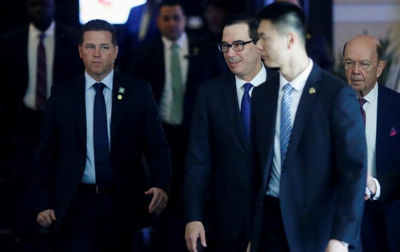 中美贸易谈判进入第二天!美国财长:双方进行了