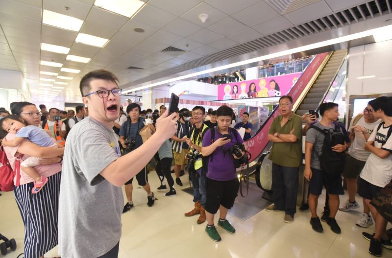 香港淘大商场9月11日发生暴力事件。图源:港媒