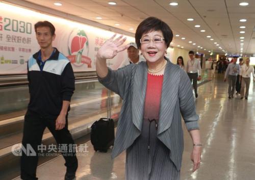 吕秀莲。图片来源:台湾“中央社”