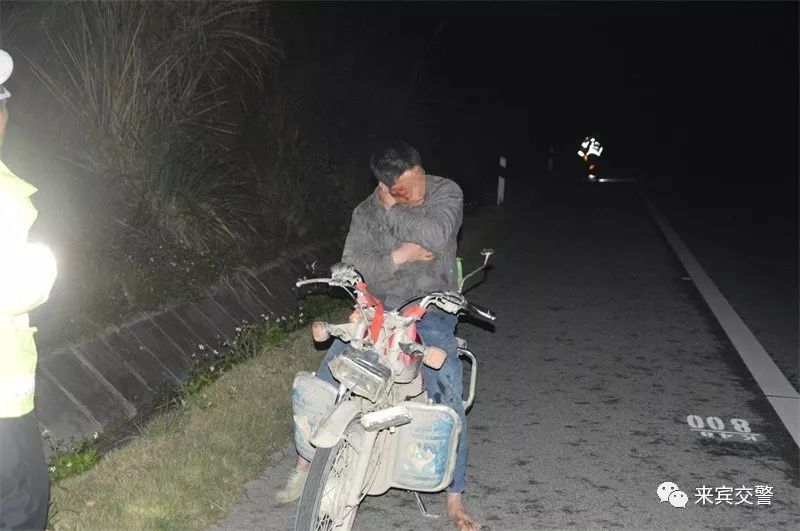 厉害了!男子酒后高速公路上逆行,一身伤还打算