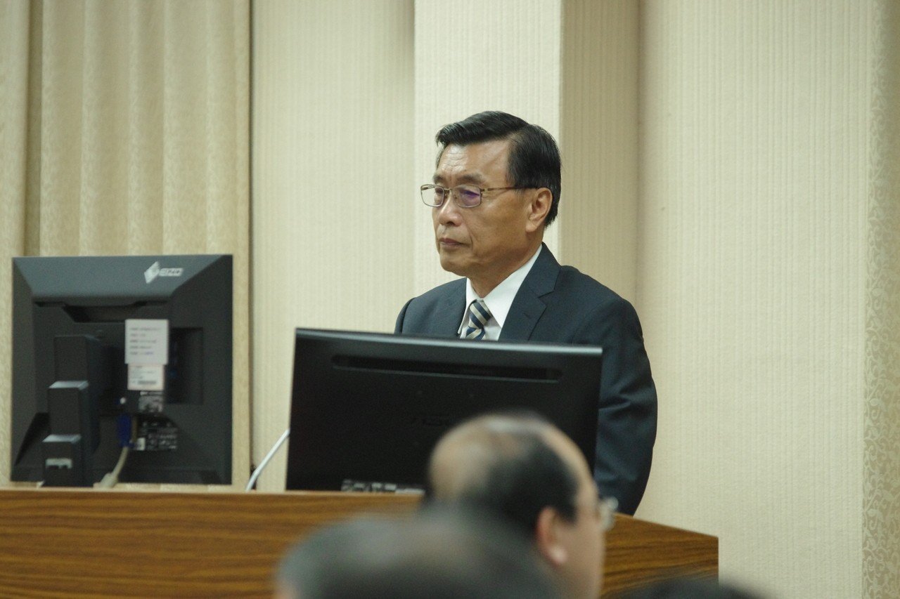 台“国安局长”彭胜竹(来源:台湾《联合报》)