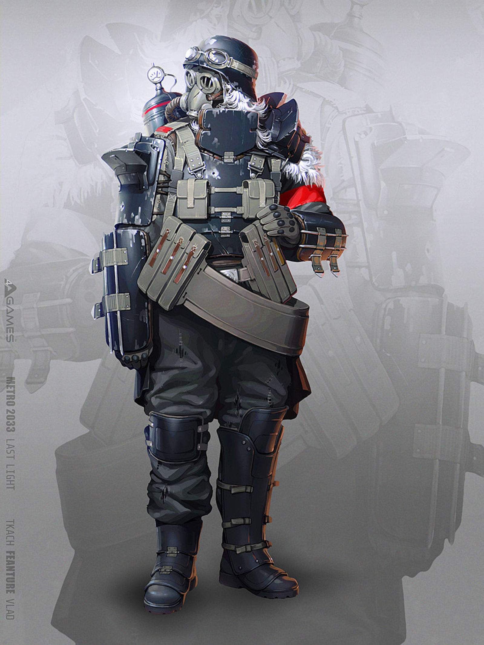 辐射4铁路重炮黑色风衣_铁路安全手抄报