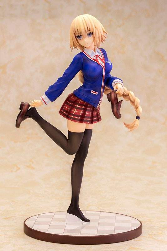 《Fate/Extella》JK贞德手办 皮肤白皙,黑丝长腿迷人