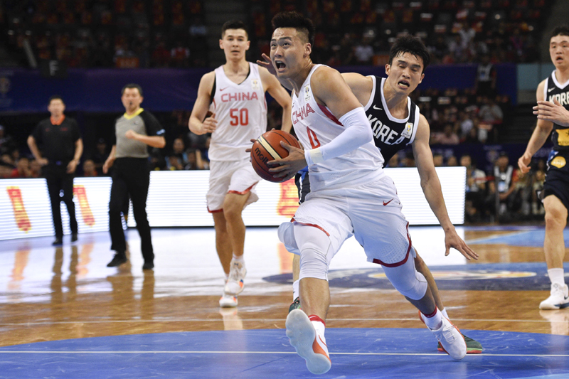 2019男篮世界杯预选赛 中国队主场惜败韩国队