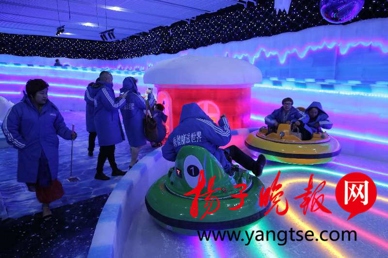 江苏省内首家沉浸式室内冰雪乐园在大丰荷兰花