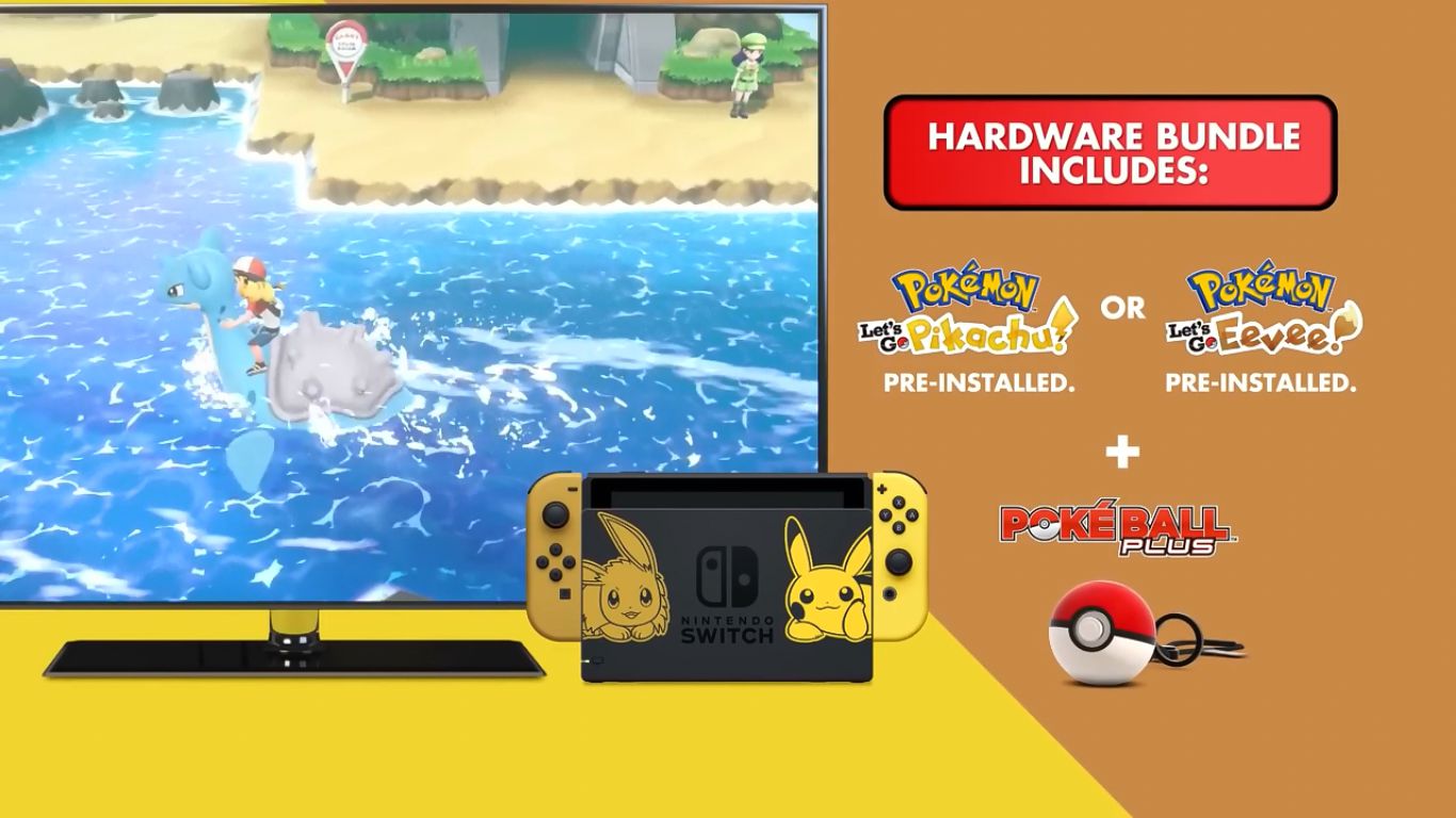 《精灵宝可梦 皮卡丘\/伊布》限定Switch主机公