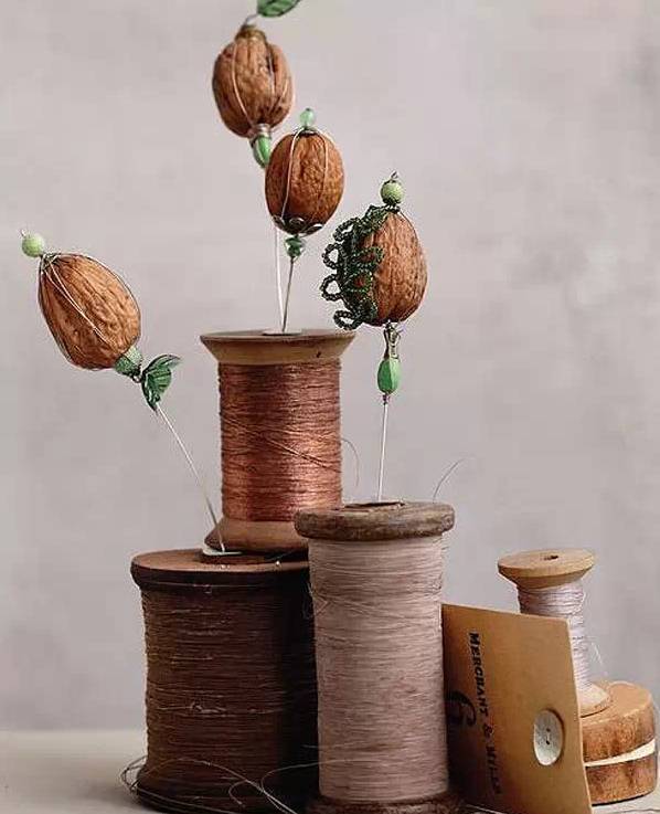 DIY核桃壳,迷你小手工