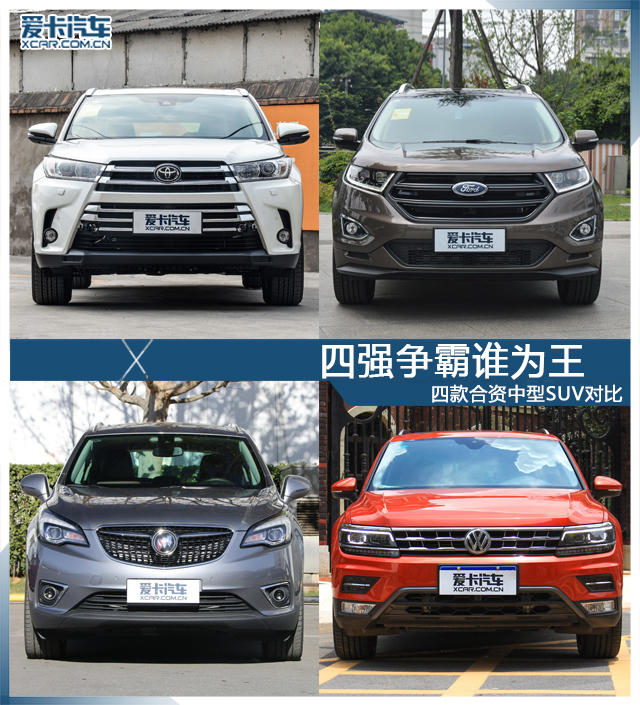 四强争霸谁为王 四款合资中型SUV对比