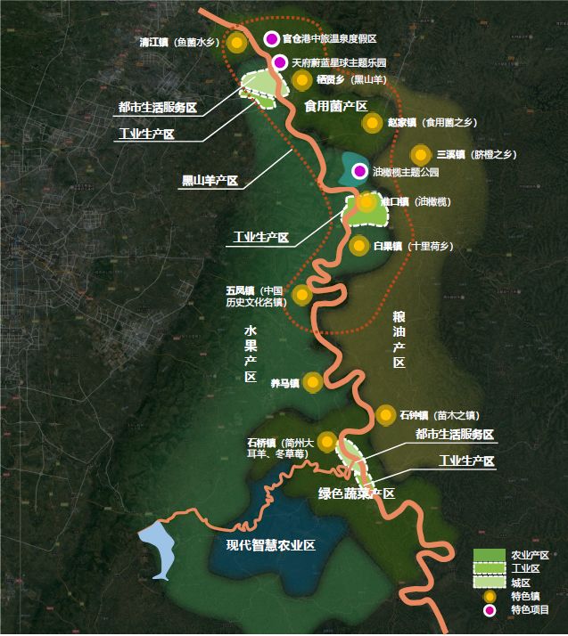 成都将建世界级城市发展轴:沿沱江有"峡谷森林"等八大景观