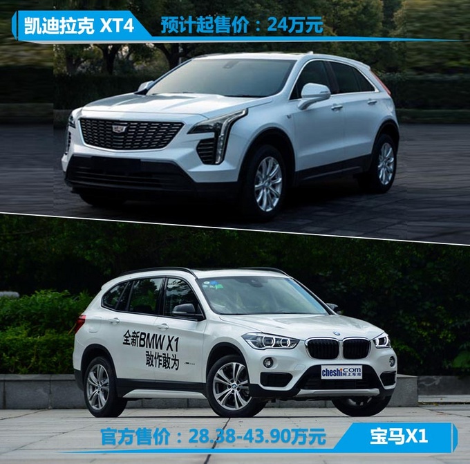 凯迪拉克XT4 SUV将于8月下旬开卖 售价24万元起