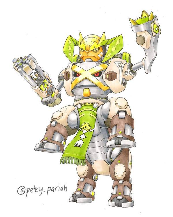 《守望先锋》英雄与宝可梦结合 怪力末日铁拳伤害翻倍