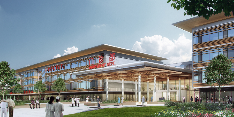  △北京安贞医院通州院区效果图