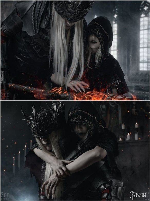 国外小哥COS《黑魂3》洛里安、洛斯里克 基情超还原