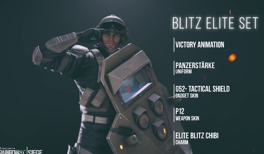 《彩虹六号》公布闪盾精英皮肤 玩家表示买爆