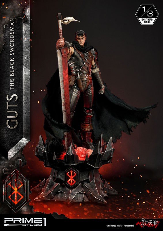 《散人传奇最大网站》格斯漆黑剑士雕像 狂战士的霸气与疯狂