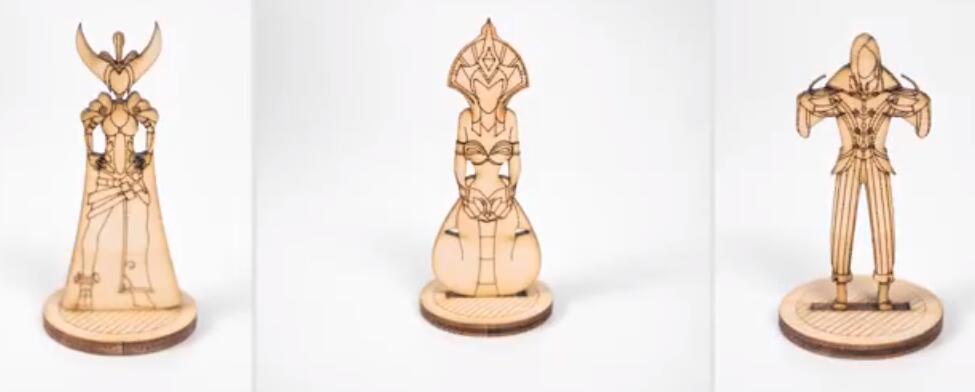 别人的女朋友!硬核女友给男朋友制作了一副英雄联盟版国际象棋