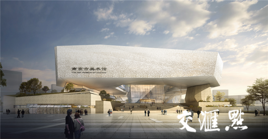 对标鲁班奖!南京江北新区文化新地标两馆一中