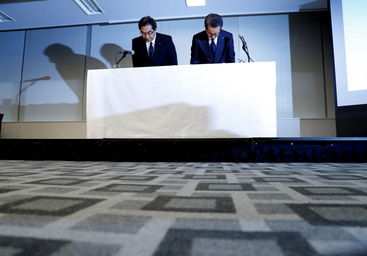 日本马自达记者会 图自读卖新闻